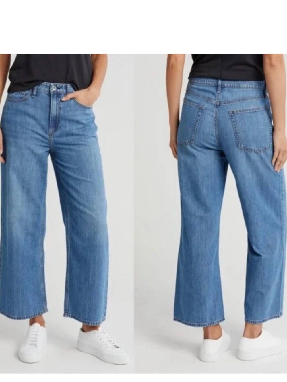 Rag & Bone Lori Mid-Rise Crop Lightweight denim